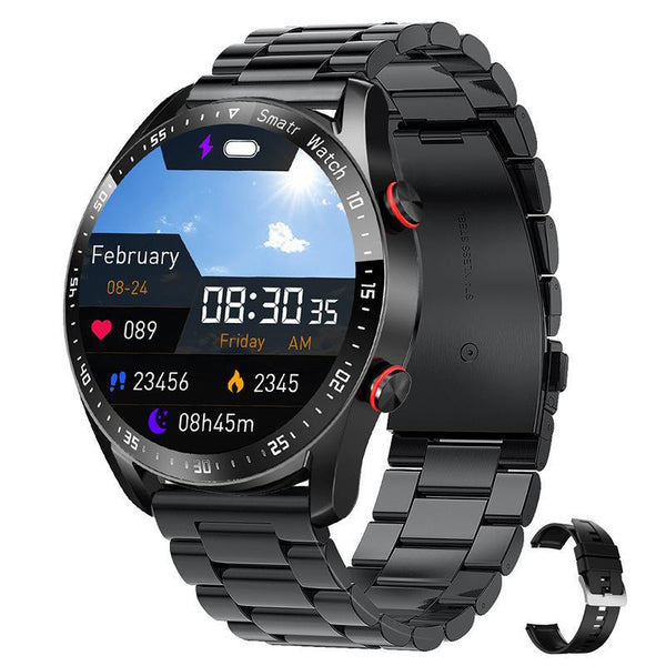 HW209 smart watch ECG+PPG business stainless steel strap bluetooth call smart watch waterproof I9